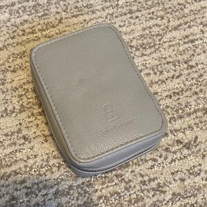 Safe Keeper Gray Electronics Case with two backup battery chargers and charging